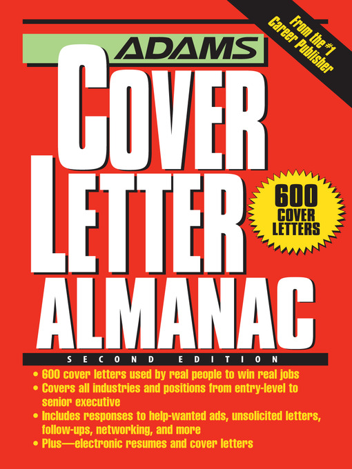 Title details for Adams Cover Letter Almanac by Richard  Wallace - Available